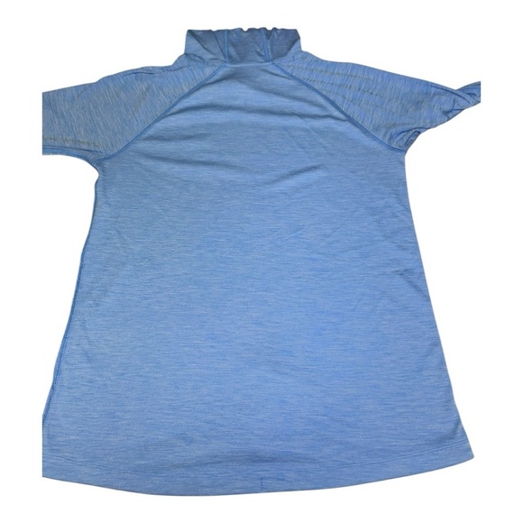 Under Armour Hoodie Women’s Small Blue HeatGear Drawstring Waist Performance - Picture 6 of 8